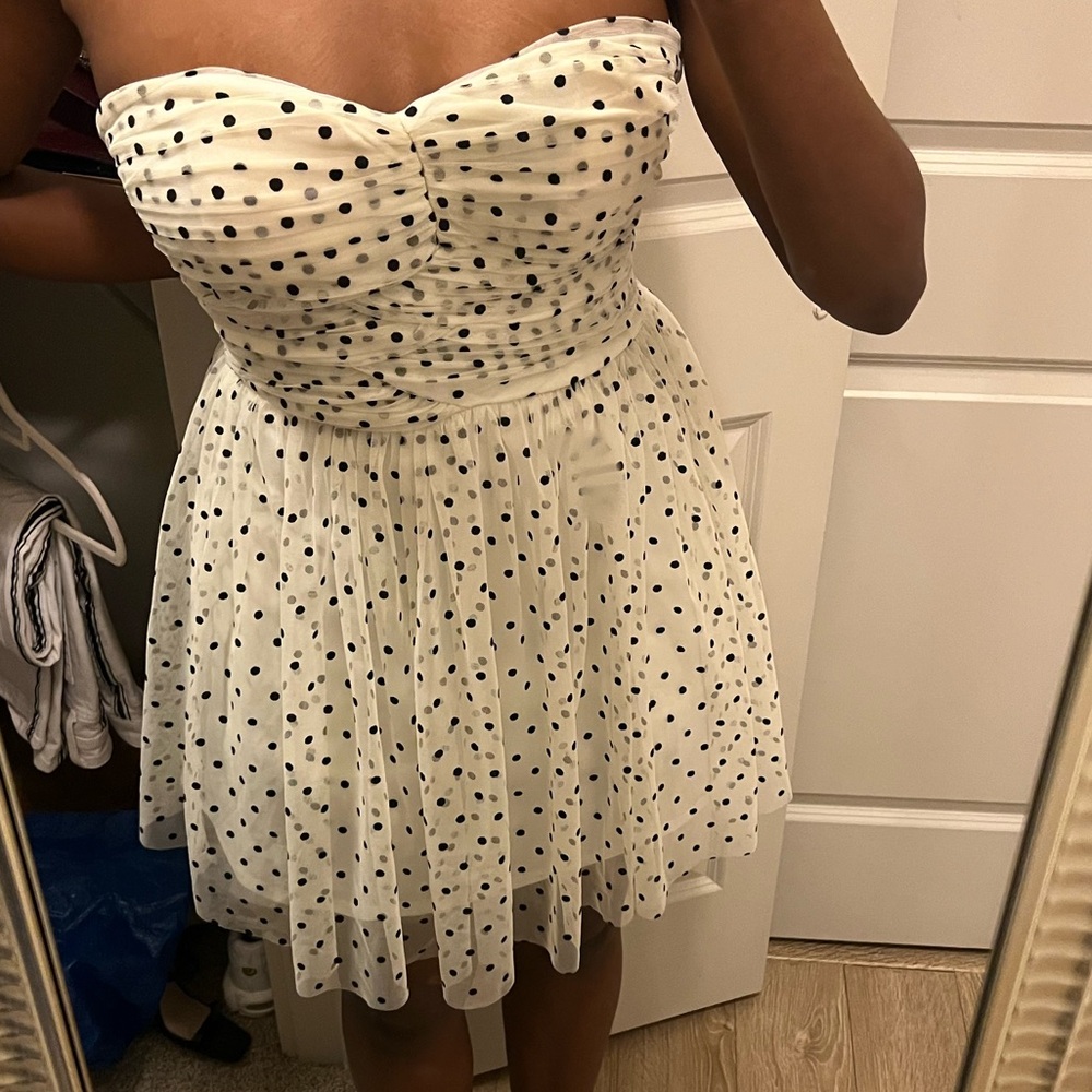 Polkadot Festive Mini Cute Dress